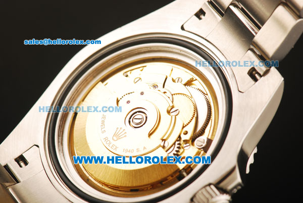 Rolex GMT-Master II Swiss ETA 2836 Automatic Movement Black Dial with Diamond Bezel and Diamond Strap - Click Image to Close